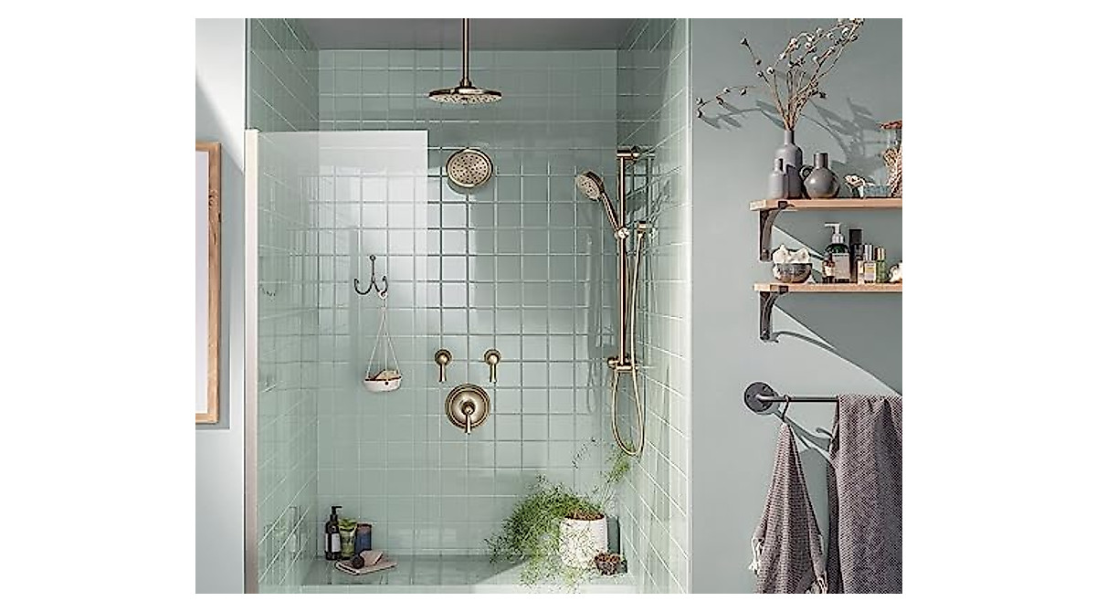 Moen Brushed Nickel Drop Ell for Handheld Showers