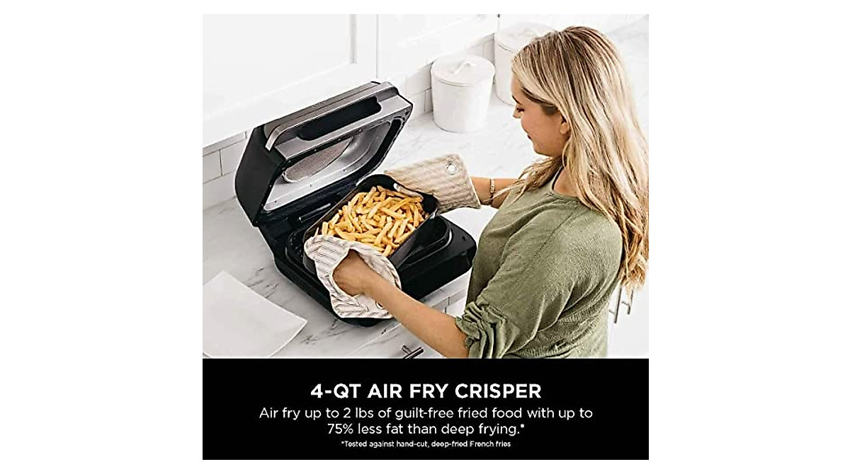Ninja FG551 Foodi Smart XL Grill & Air Fryer - 6-in-1 Indoor Cooking