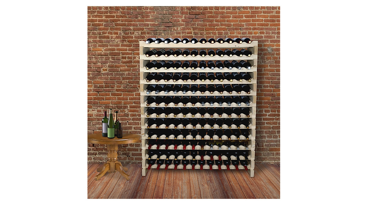 Stackable Modular Wine Rack - Hold Up to 144 Bottles | DisplayGifts