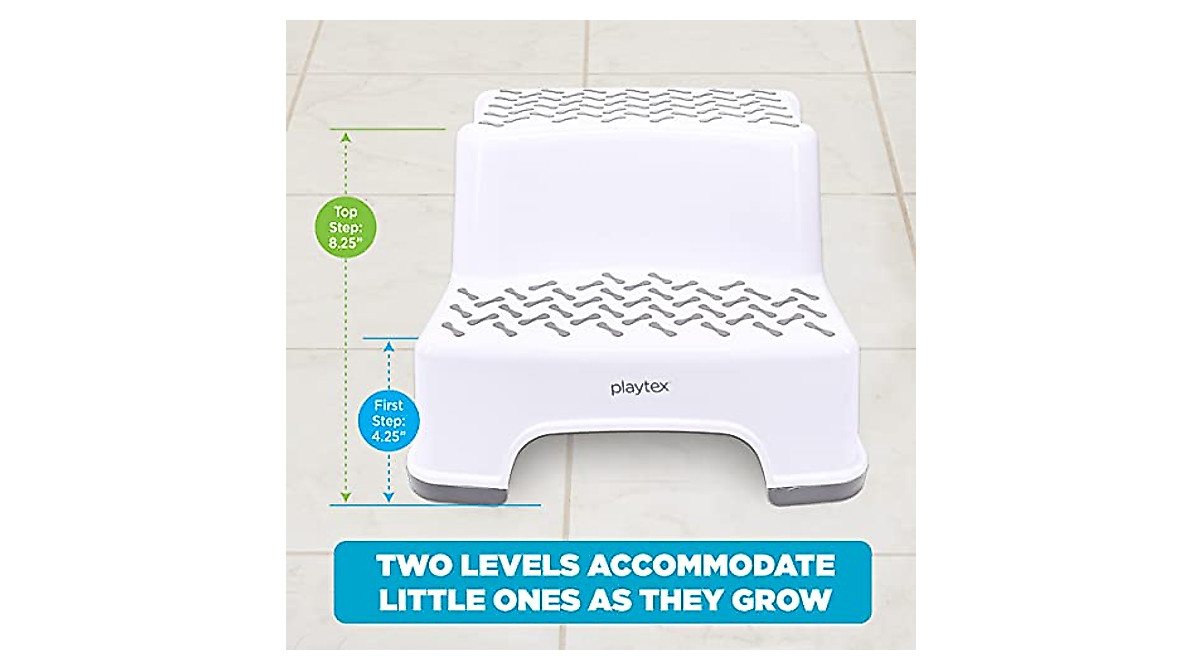 Playtex 2 Tier Safety Step Stool for Kids