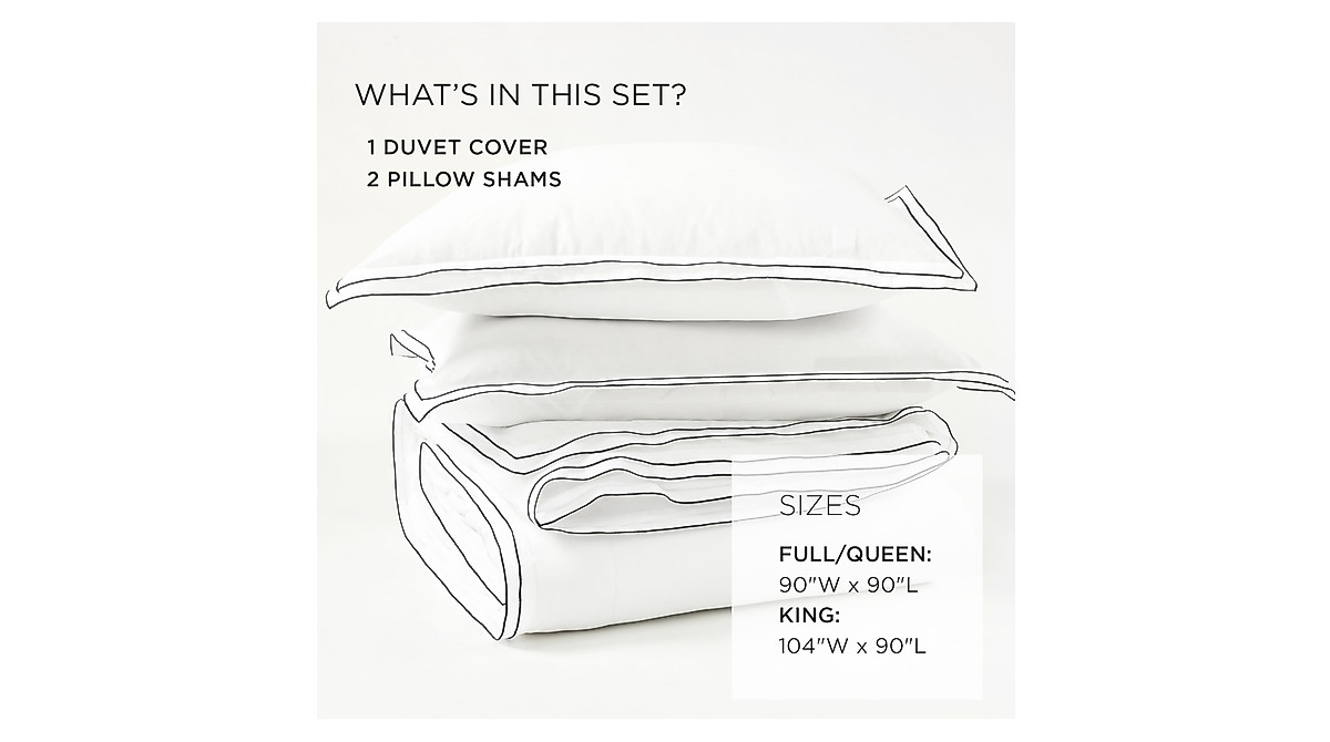 Lush Decor Hampton Duvet Cover Set - Elegant Hotel Style Bedding