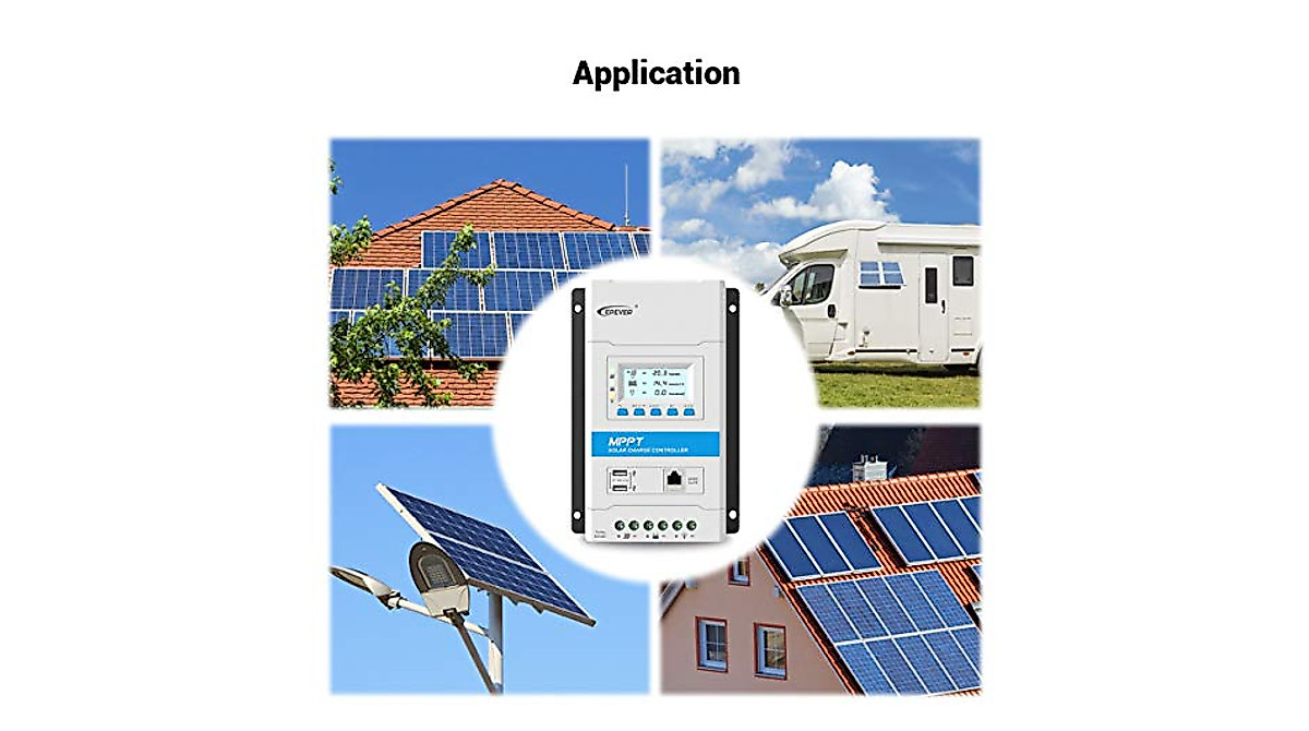 EPEVER 40A MPPT Solar Charge Controller - Efficient & Reliable