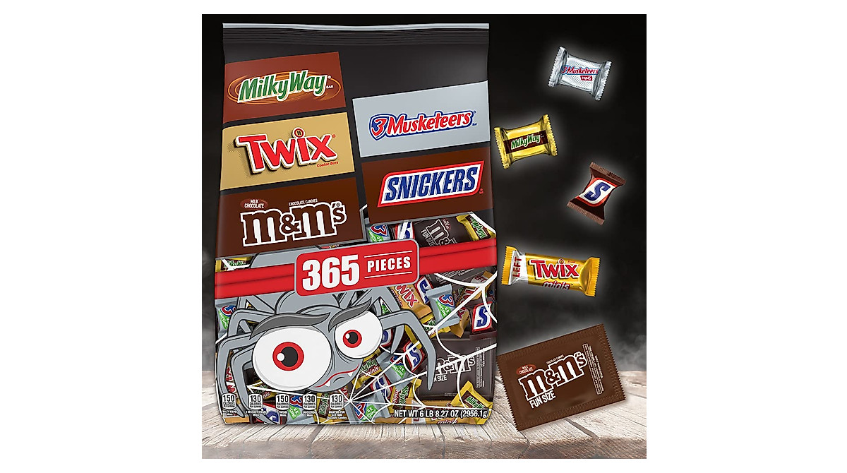 Delicious Candy Assortment: M&M'S, Snickers & More!