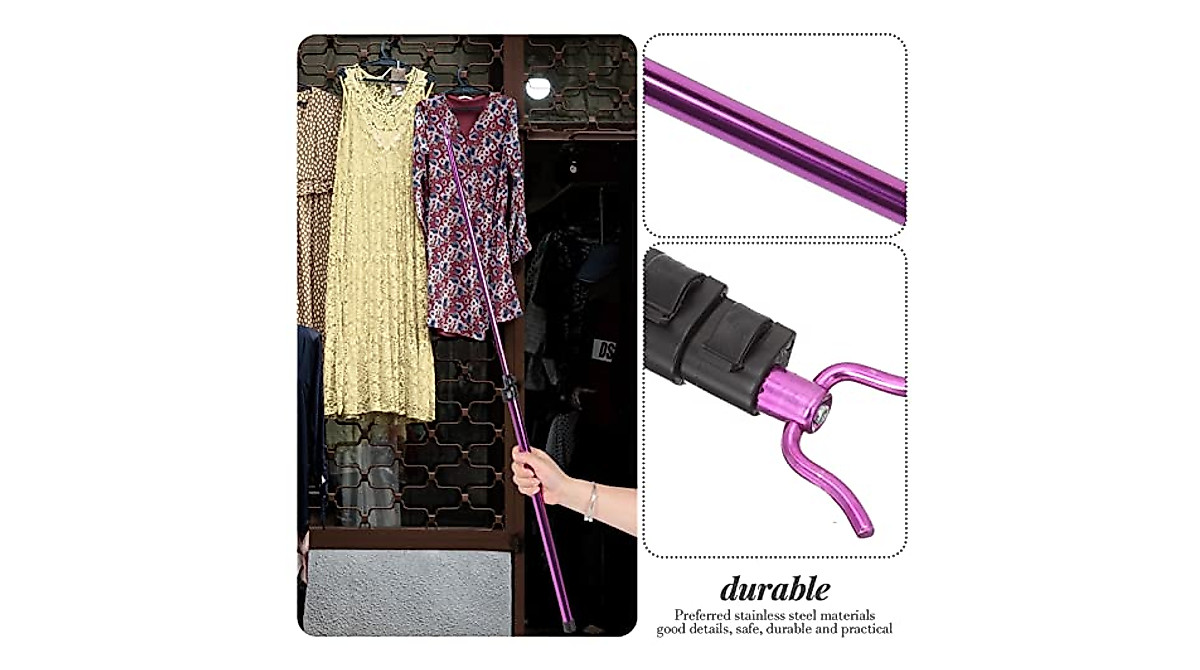BESPORTBLE Adjustable Clothes Reaching Rod - Perfect Helper