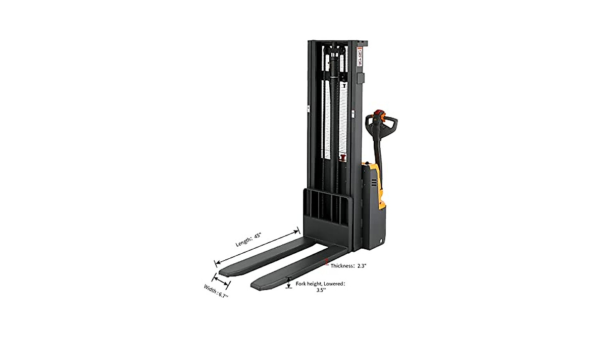 APOLLO Electric Walkie Pallet Stacker - 2200lbs Capacity