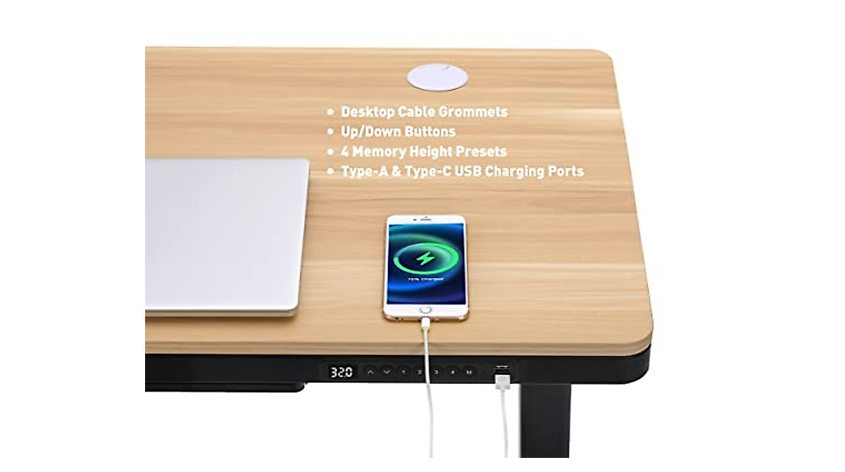 FARRAY Electric Standing Desk - Adjustable Sit Stand Desk