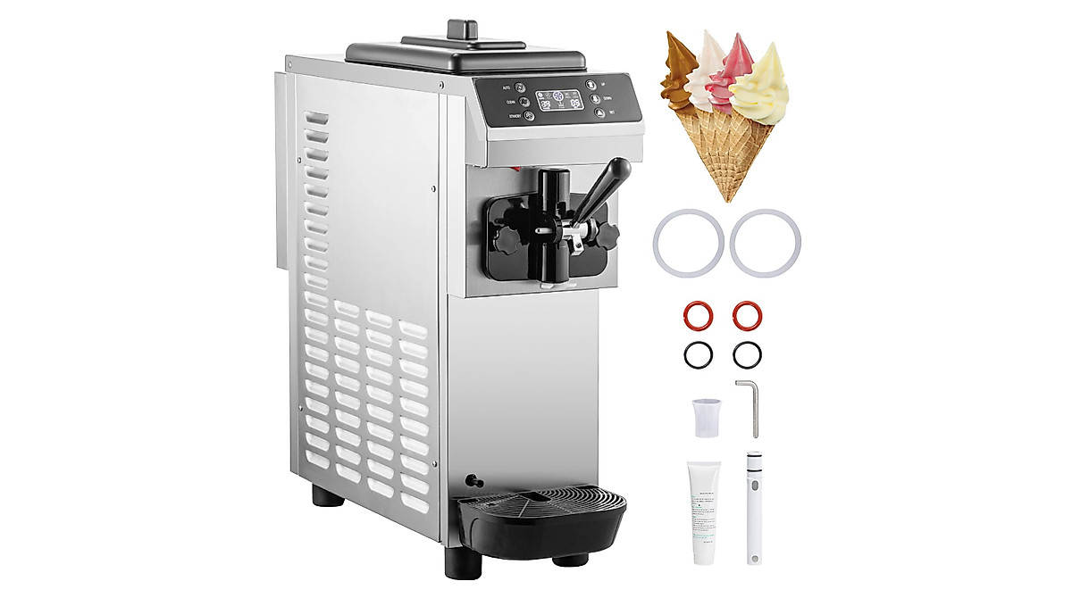 VEVOR Soft Serve Ice Cream Machine - Commercial & Home Use