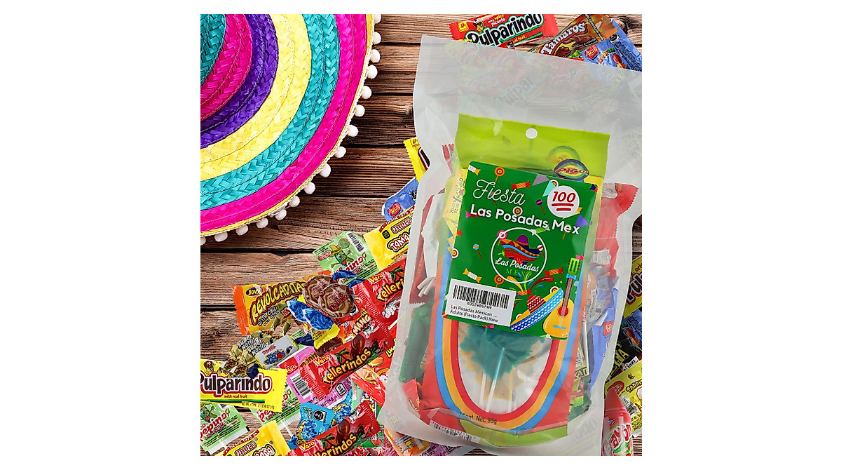 Las Posadas Mexican Candy Assortment – 100 Unique Spicy & Sweet Dulces