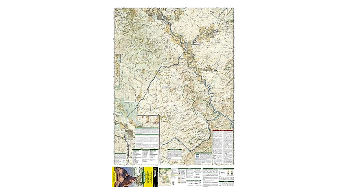Explore Sycamore Canyon with National Geographic Map
