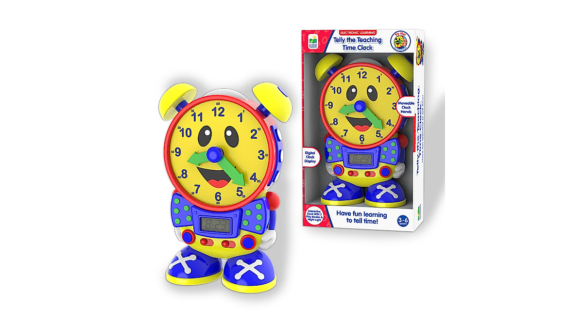 Telly The Teaching Time Clock - Fun Learning for Kids