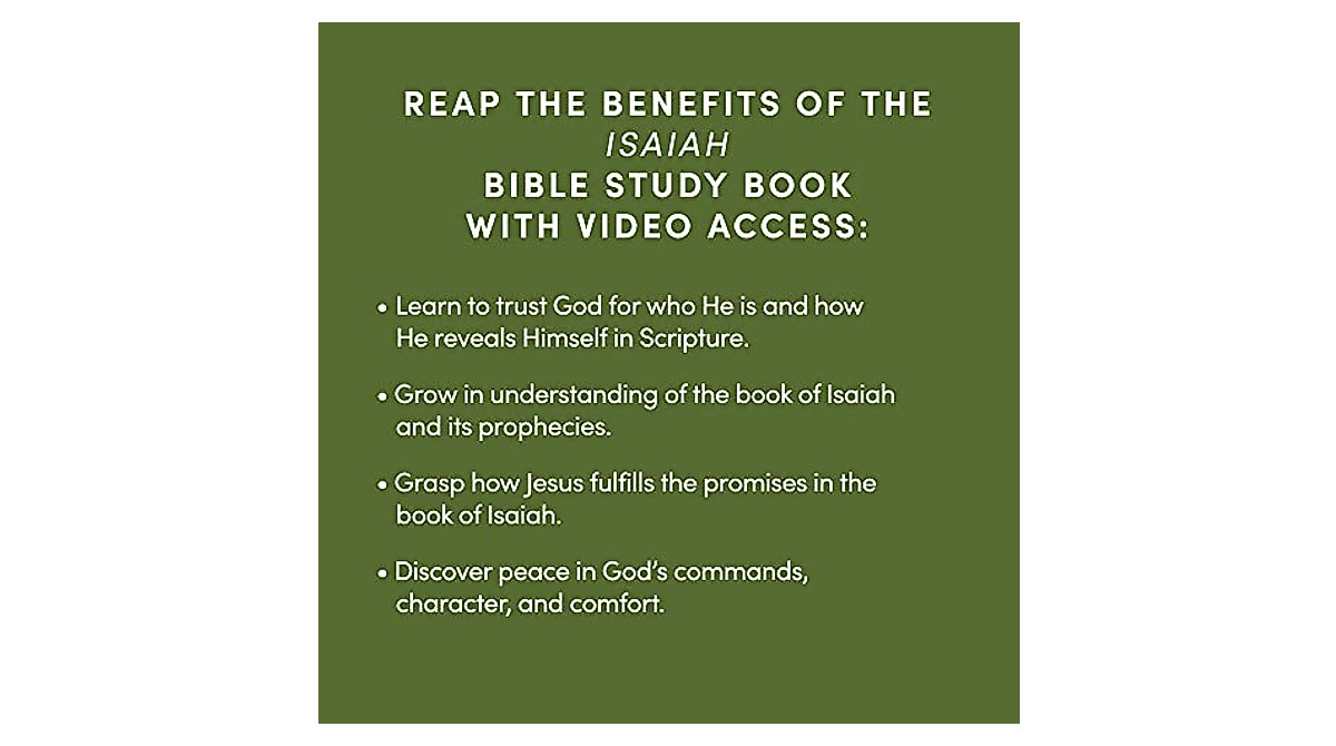 Isaiah Bible Study Book: Trust God More | Buy Now!