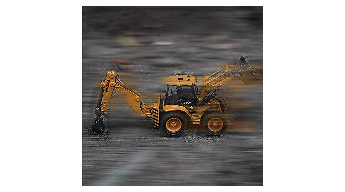 Gemini & Genius Heavy Duty Backhoe Loader Toy - Realistic Construction ...