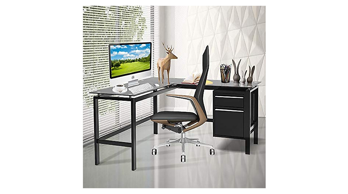 Pataku L Shaped Desk - Modern & Stylish Corner Office Desk