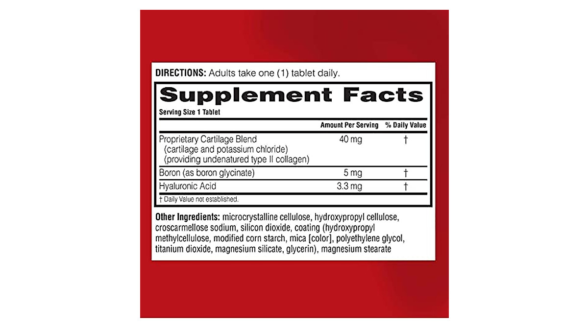 Move Free Type II Collagen Tablets for Joint Health