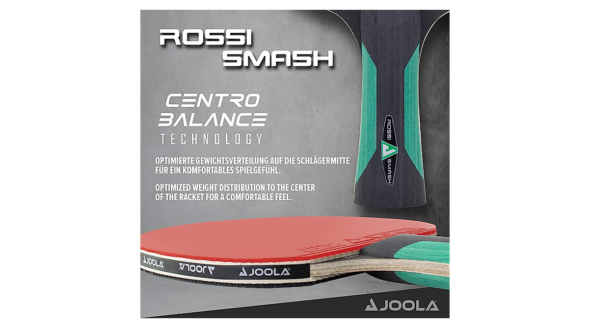 JOOLA Rosskopf Smash Table Tennis Racket - Control & Speed