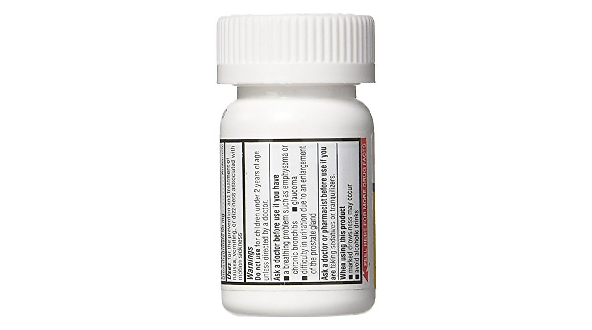 Equate Motion Sickness Relief Tablets – Fast-Acting Travel Nausea Relief