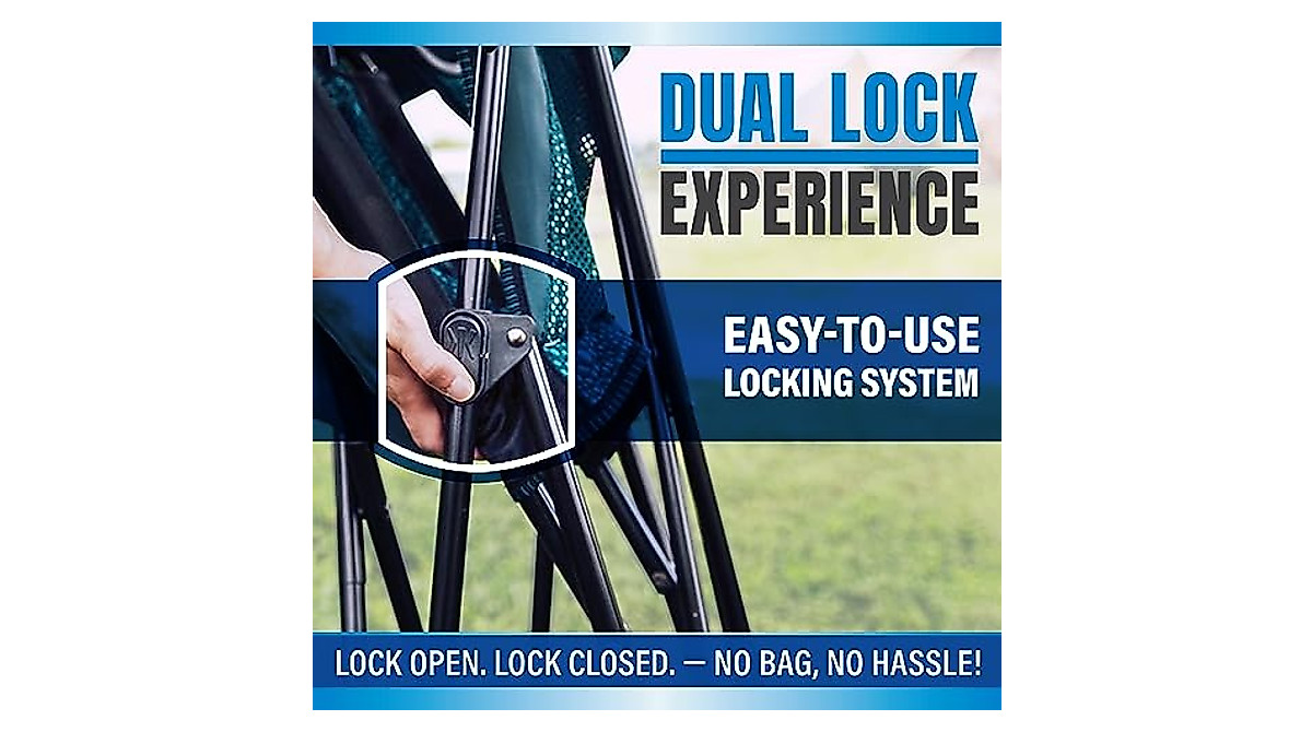 Kijaro Dual Lock Camping Chairs - Comfort & Convenience