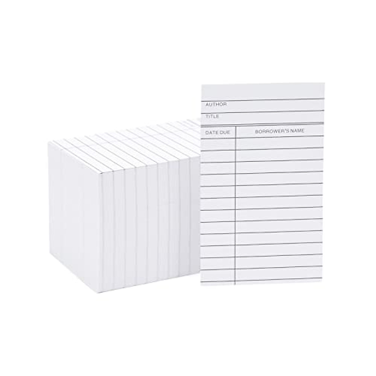 250-Pack Library Cards for Easy Book Tracking