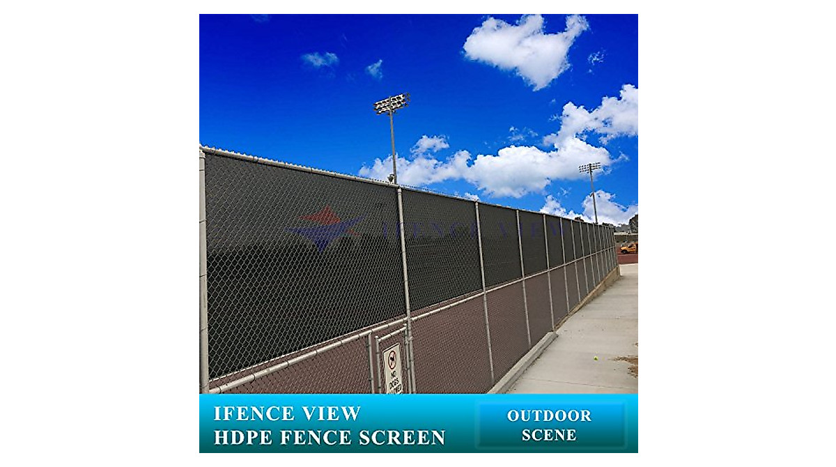 Ifenceview Black Fence Privacy Screen - UV Protection