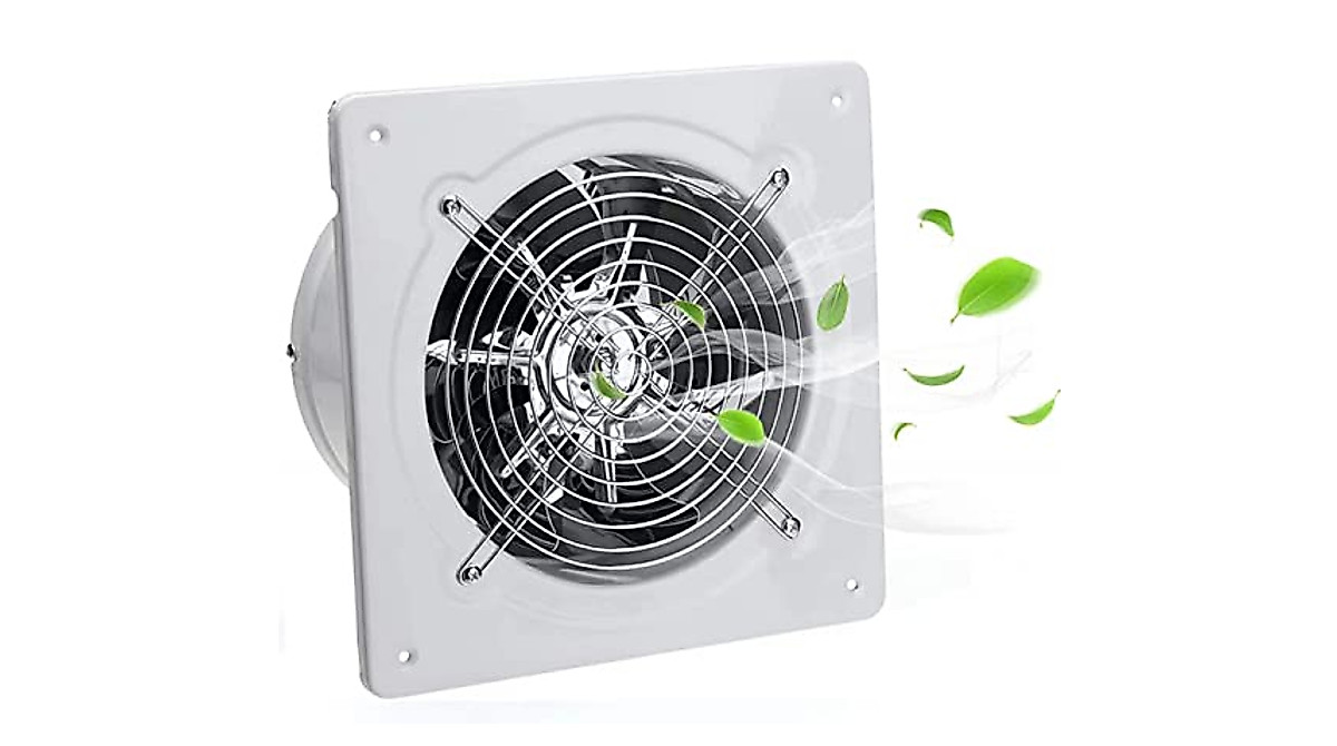 Nalle 8-Inch Exhaust Fan for Kitchen & Bathroom - 80W, 500 CFM