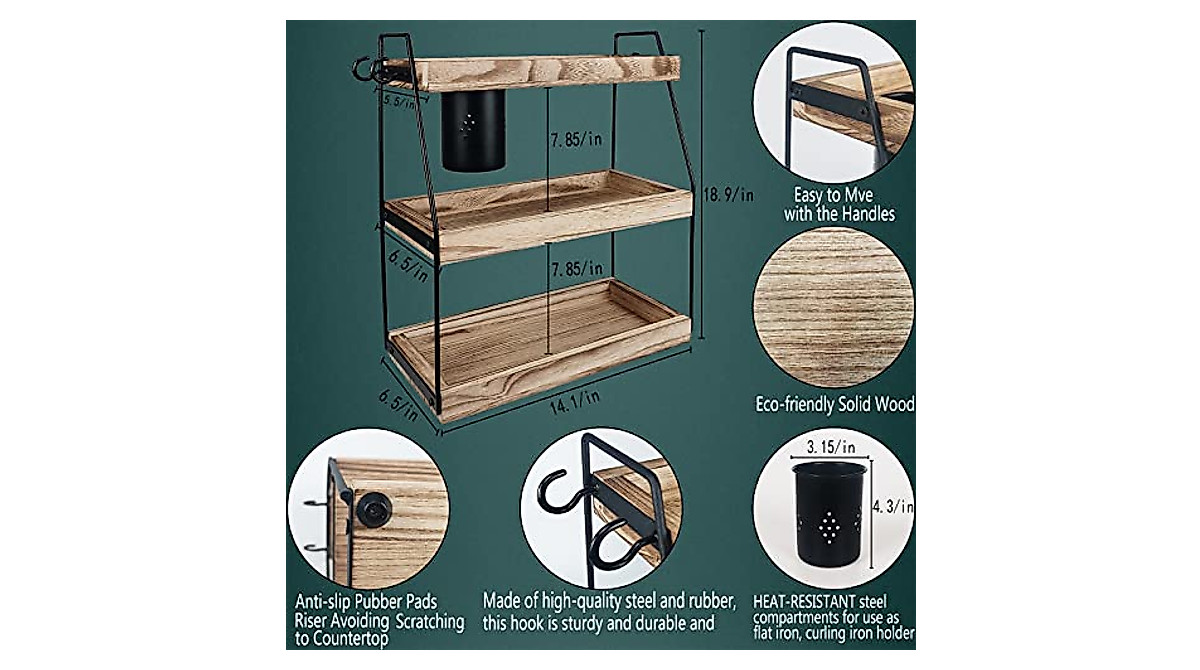 Renminbi 3 Tier Bathroom Organizer - Space-Saving Storage Solution