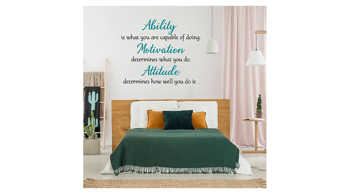 Inspirational Vinyl Wall Quotes Stickers for Home & Office