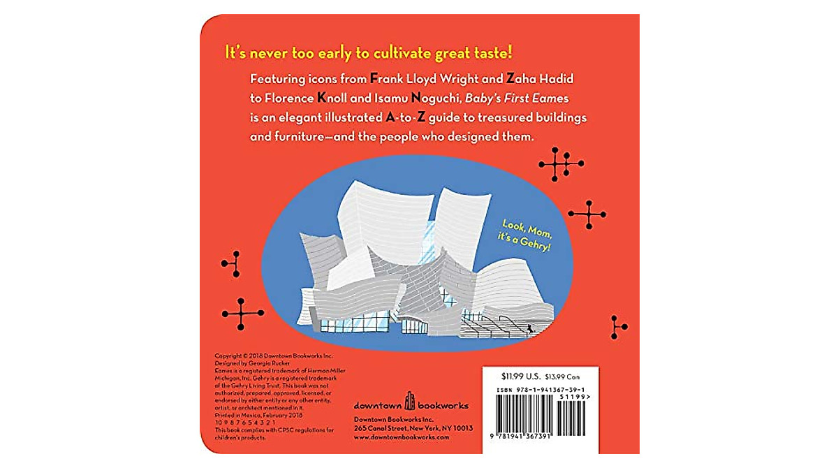Baby's First Eames A Modern Design Kids' Book Perfect for