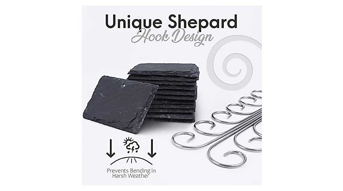 ARILEO Reusable Slate Garden Labels - Weatherproof & Durable Tags