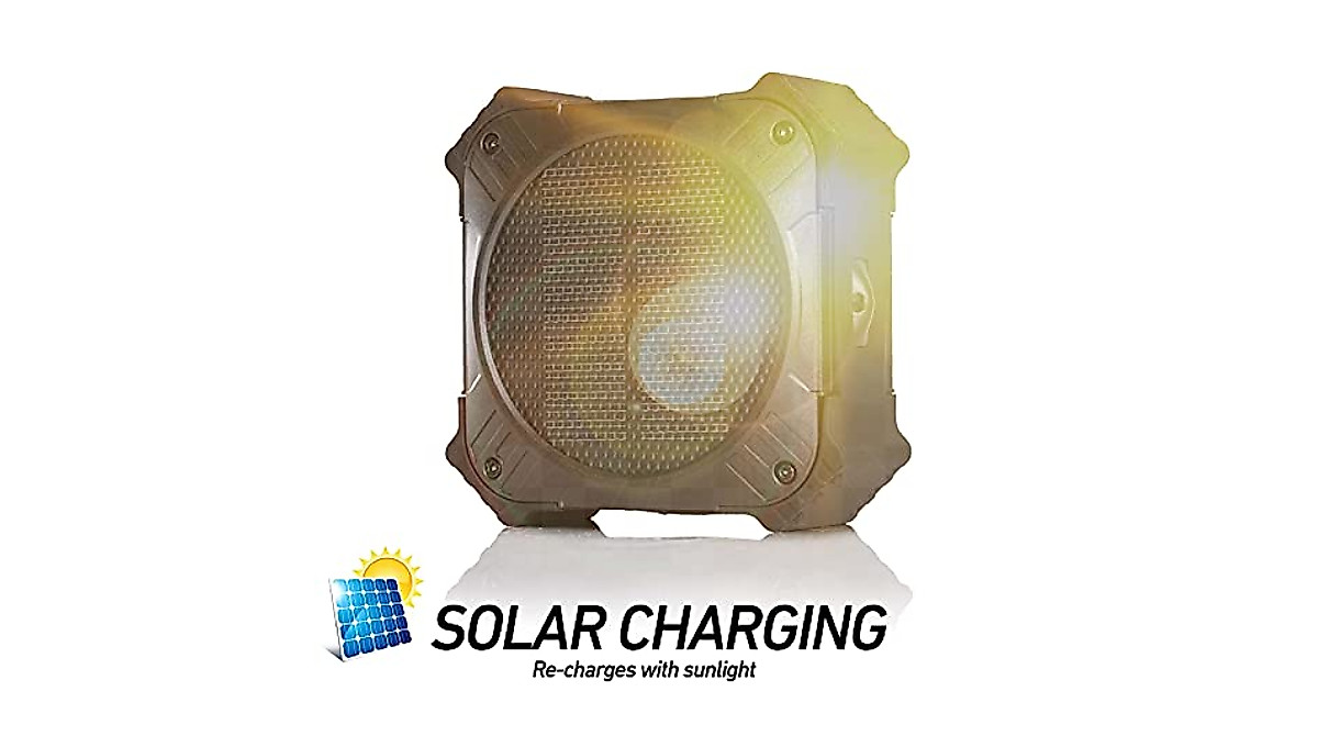 Braxus Solar Bluetooth Speaker - Waterproof & Long Battery Life