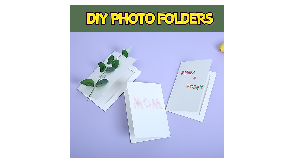 4x6 Photo Folders with Envelopes - 100 Pack