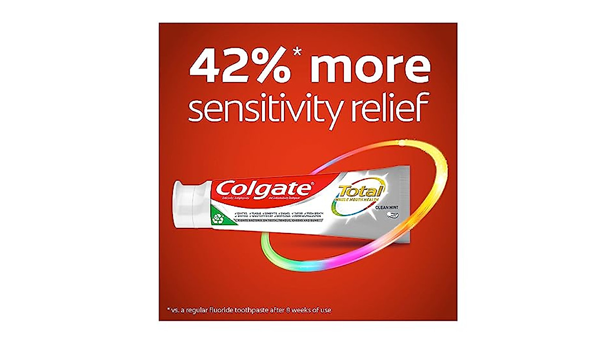 Colgate Total Toothpaste, Clean Mint, 9.6 Ounce (2-Pack) — 🛍️ The ...