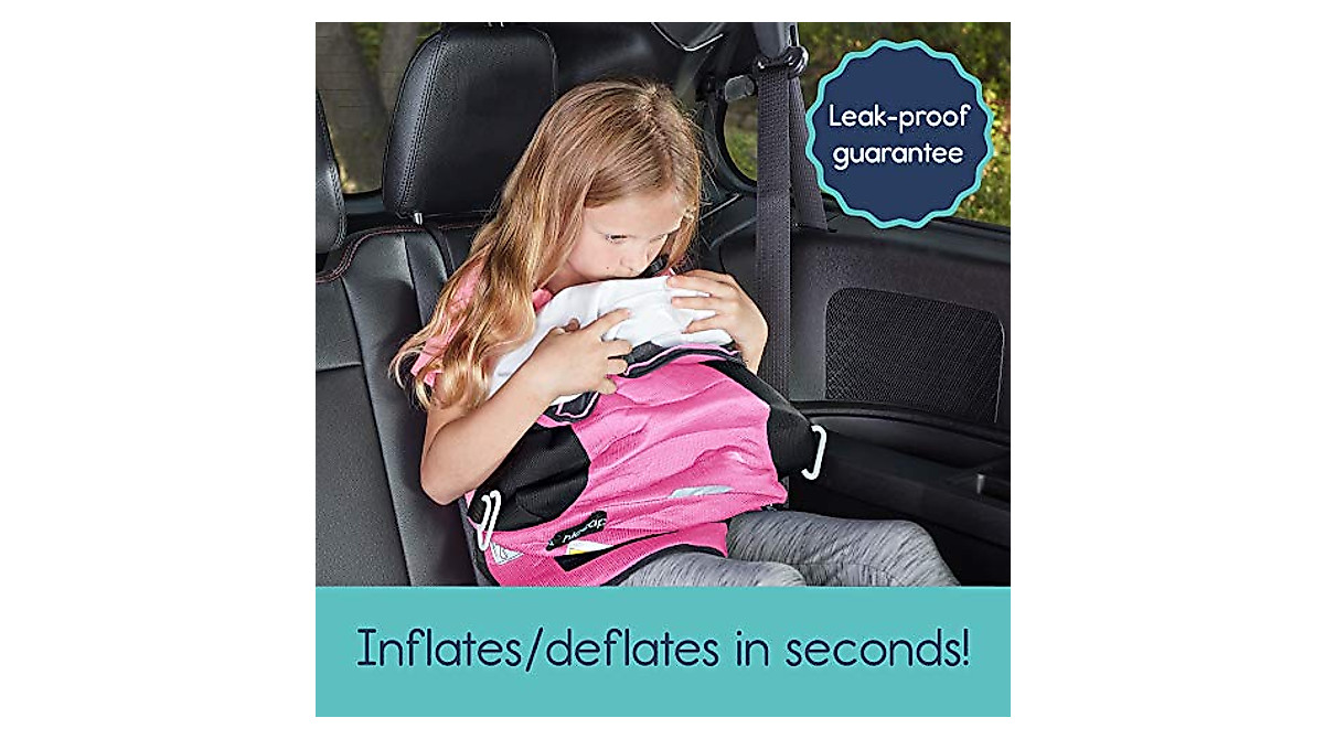 hiccapop UberBoost Inflatable Booster Car Seat - Travel Safe