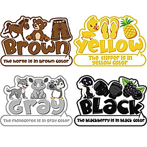 Color Poster Set for Preschool Learning | Bright Classroom Decor