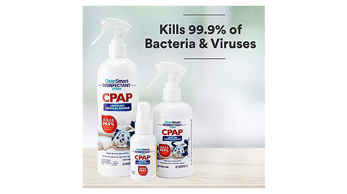 CleanSmart CPAP Disinfectant Spray - Hassle-Free Germ Elimination