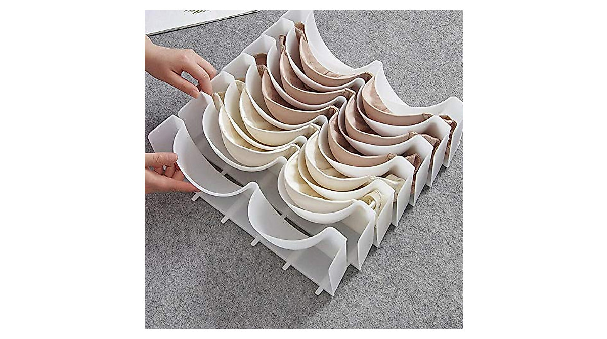 NewMoo 6Pcs Underwear Organizer - Stackable, Eco-Friendly & Modern