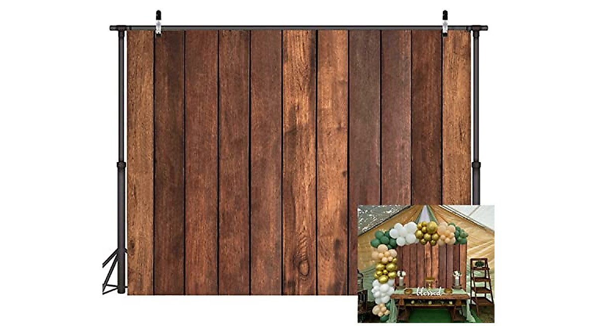 Rustic Wood Photography Backdrop - Perfect for Events & Shoots
