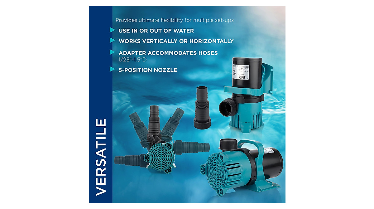 Alpine Energy-Saving Vortex Pump for Ponds & Fountains