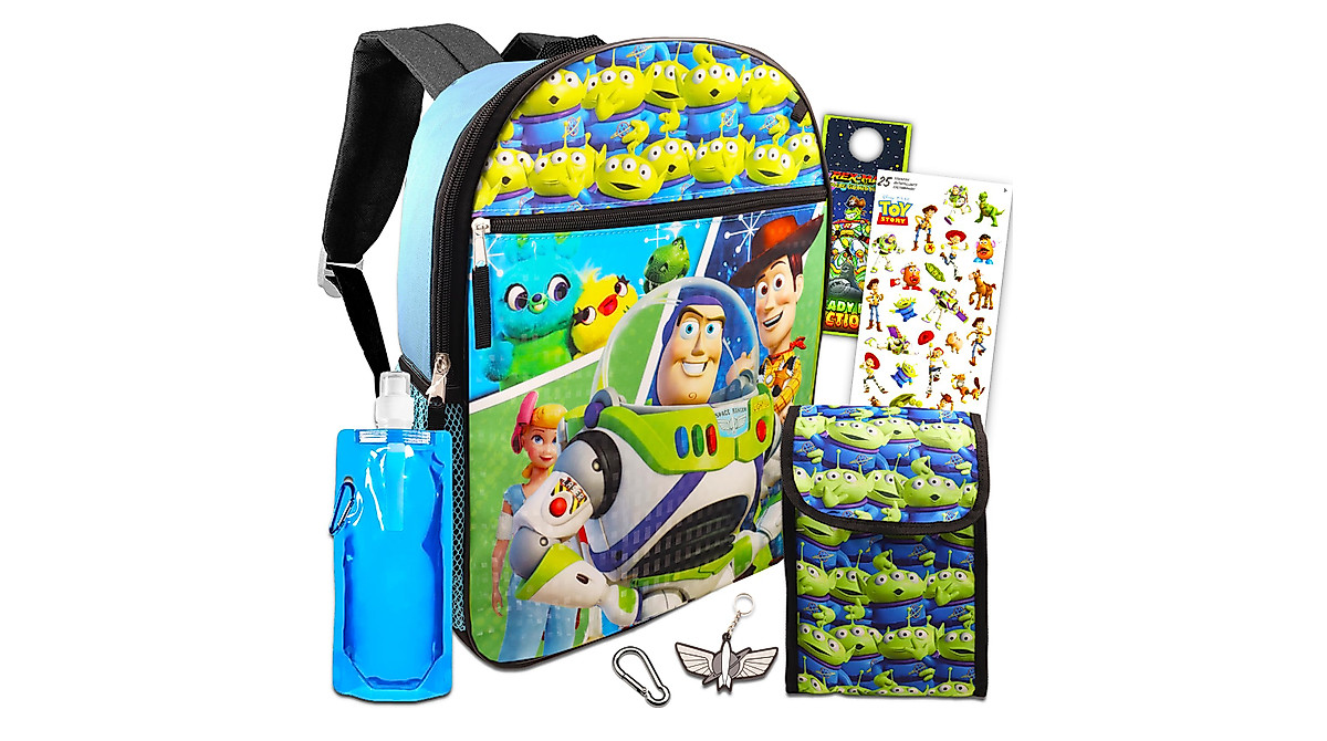 Toy Story Backpack & Lunch Box Set for Kids - Buzz Lightyear & More