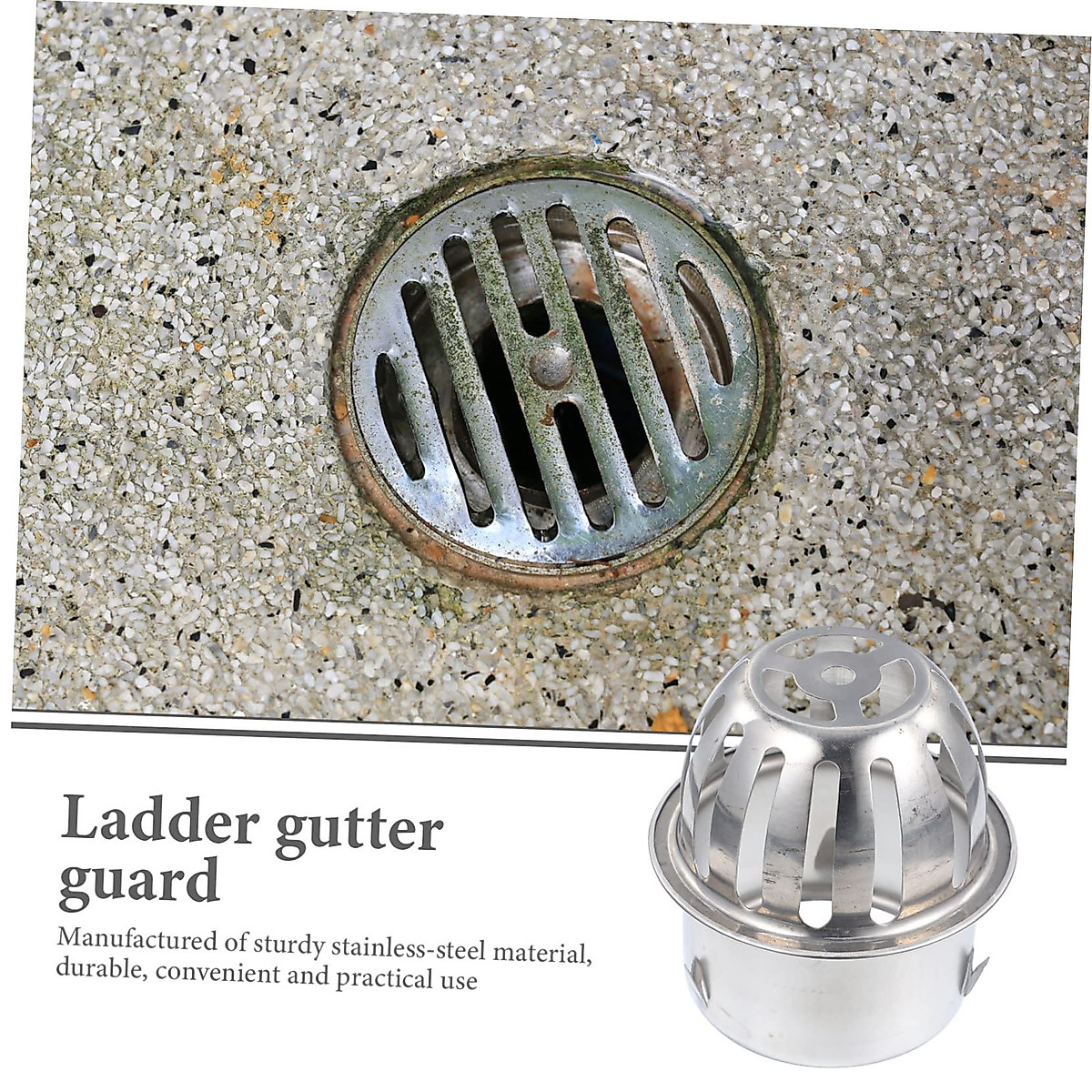 IFANLANDOR Roof Drain Gutter Guard | Durable Stainless Steel