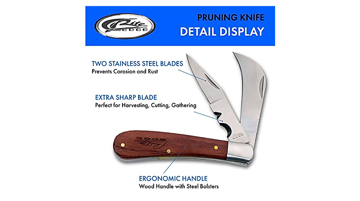 Rite Edge Pruning Knife - Compact & Versatile Garden Tool