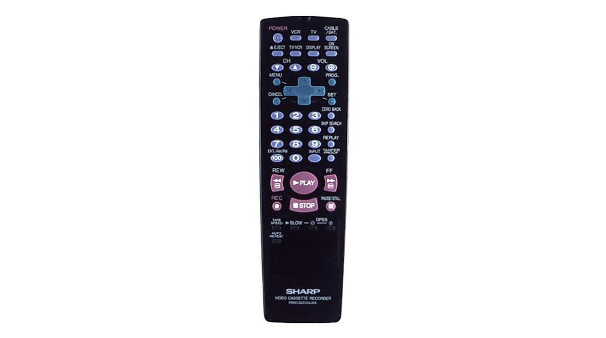 Sharp VCA413U 4-Head VCR – High-Resolution VHS Playback