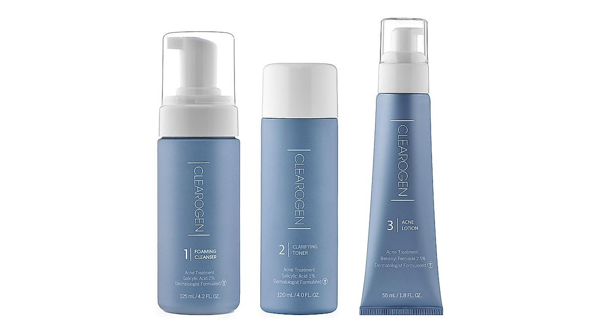 Clearogen Acne Treatment Kit with Benzoyl Peroxide | Clear, Healthy Skin