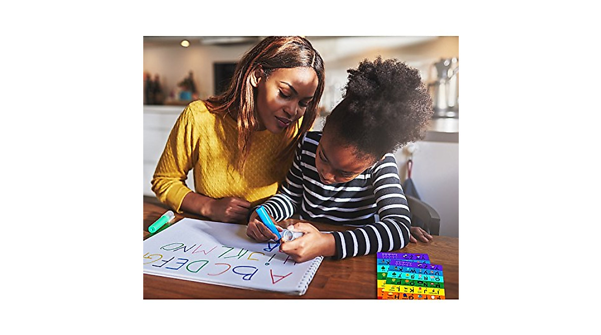 Bememo Alphabet & Numbers Charts for Preschool Learning