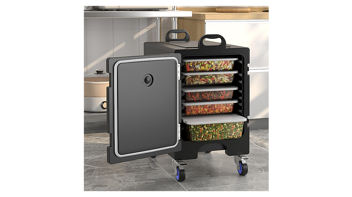 Goplus Hot Box - 81 Quart Food Warmer with Wheels