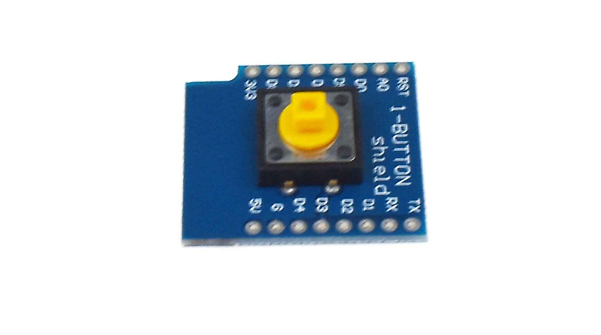 1-Button Shield for WeMos D1 Mini - Easy Setup