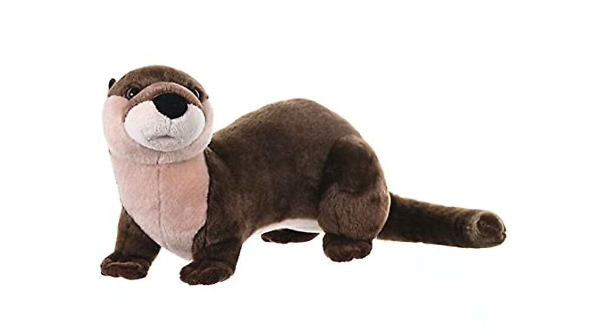 Wild Republic River Otter Plush Toy - Lifelike Cuddly Animal for Kids
