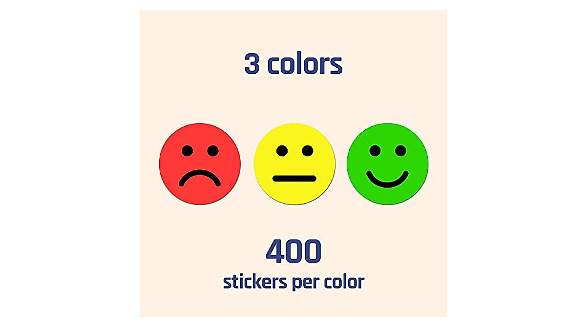 Behavior Stickers Pack of 1200 for Classroom Motivation