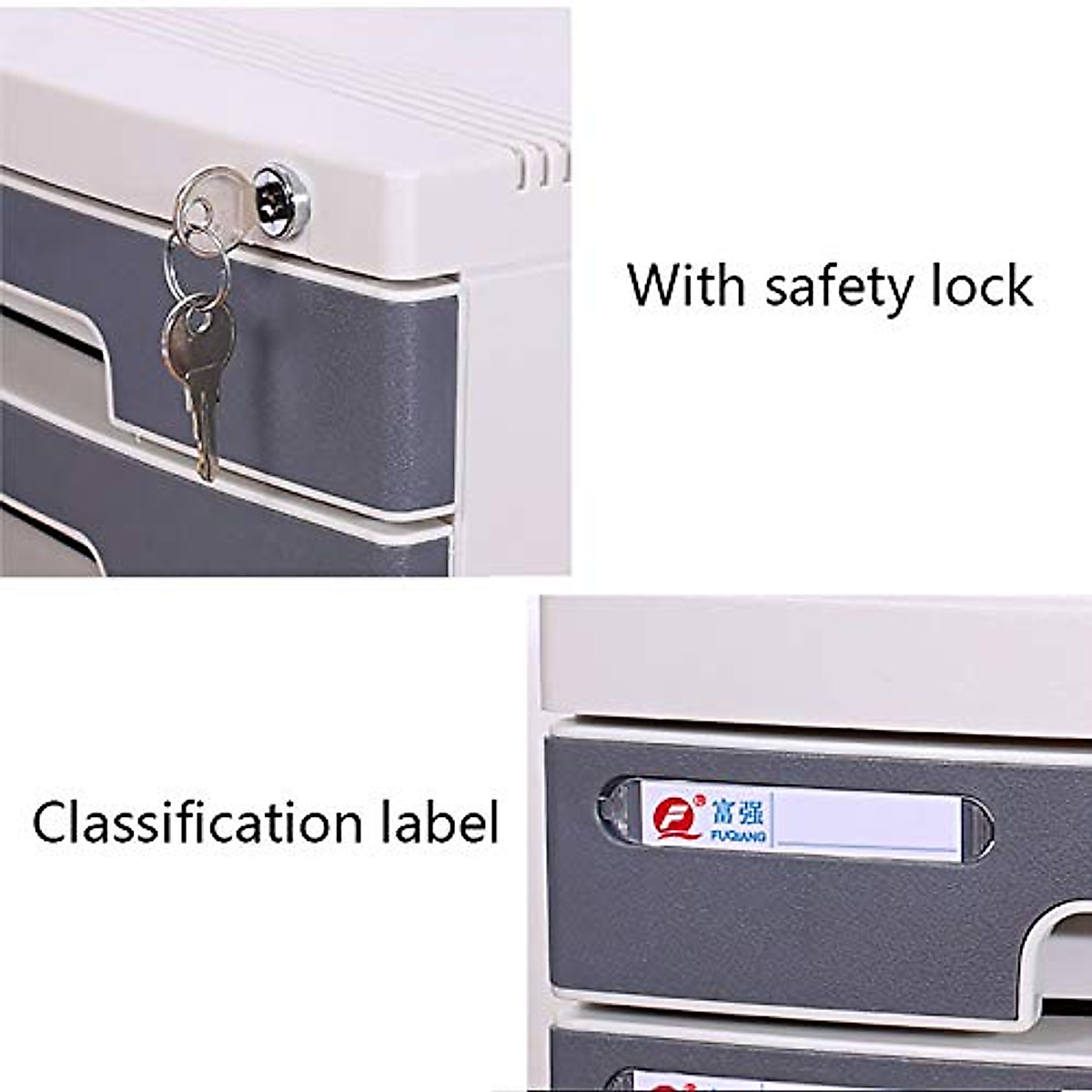 Flat File Cabinet - Efficient 5-Layer Organizer