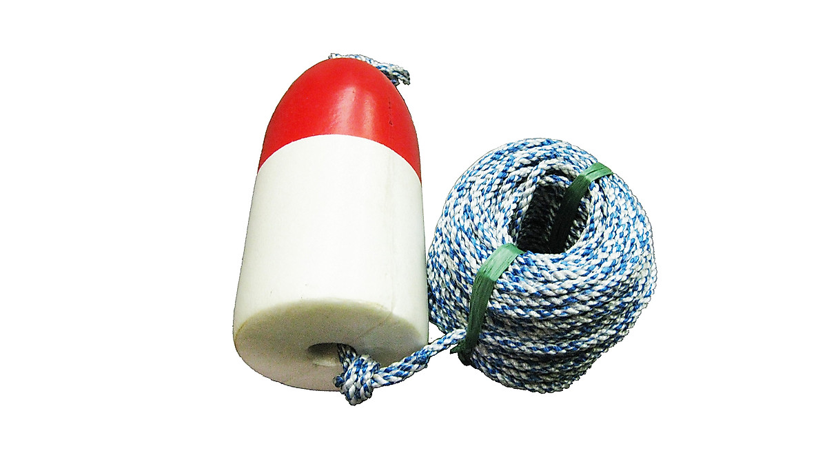 KUFA 100' Non-Lead Sinking Line & Float Combo for Crab Trapping