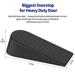 Durable Big Door Stoppers - Heavy-Duty & Versatile